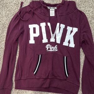 PINK Victoria's Secret Burgundy Hoodie